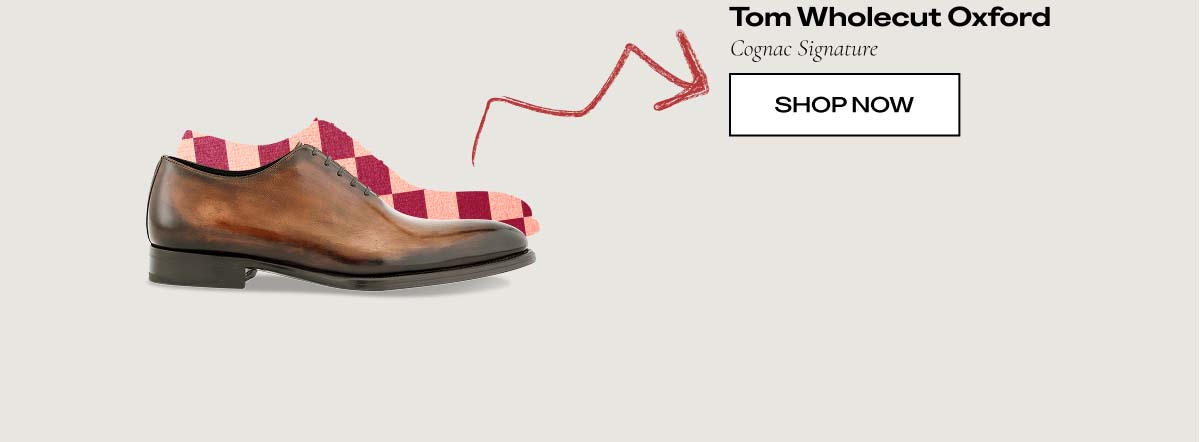 Tom Wholecut OxfordCognac Signature   SHOP NOW  