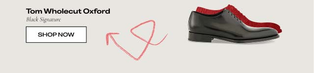 Tom Wholecut OxfordBlack Signature SHOP NOW