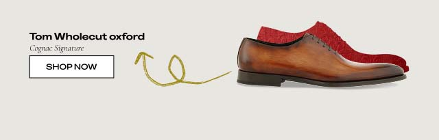Tom Wholecut oxfordCognac Signature SHOP NOW