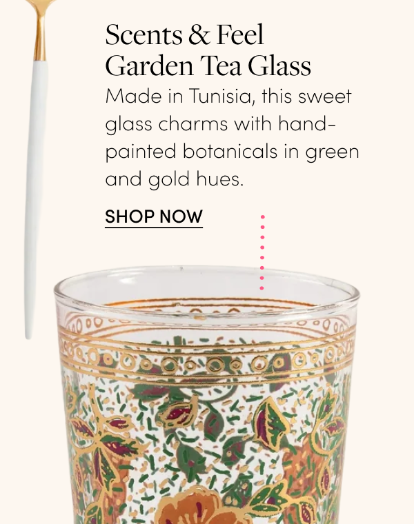 Garden Tea Glass