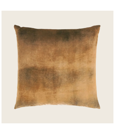 Kevin O'Brien Ombre Velvet Throw Pillow - Copper Ivy
