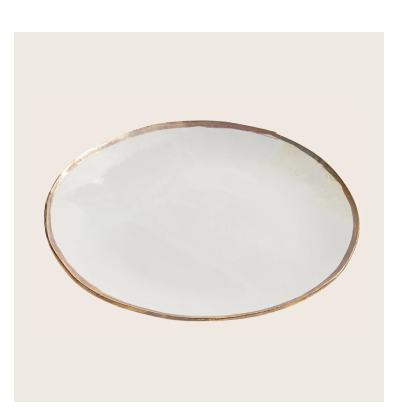 Jan Burtz Pure Gold Dinner Plate
