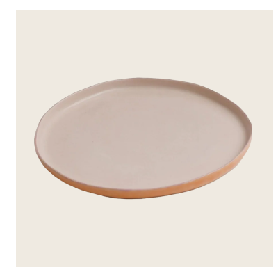 Freakleesh Tricolor Breakfast Plate - Pink Lilac Orange