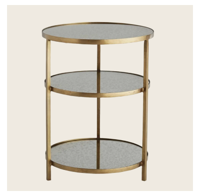 Arteriors Percy 3-Tier End Table