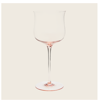 abcDNA Simile Wine Glass - Pink