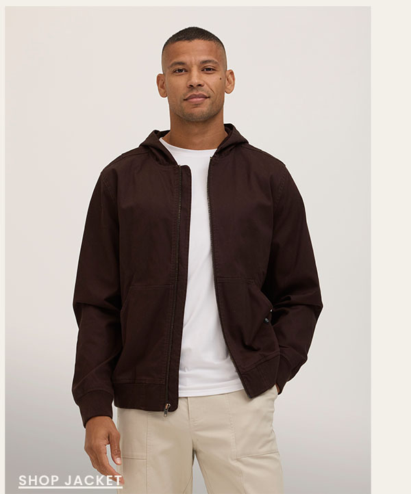 Tommie Eco Stretch Woven Zip Hoodie