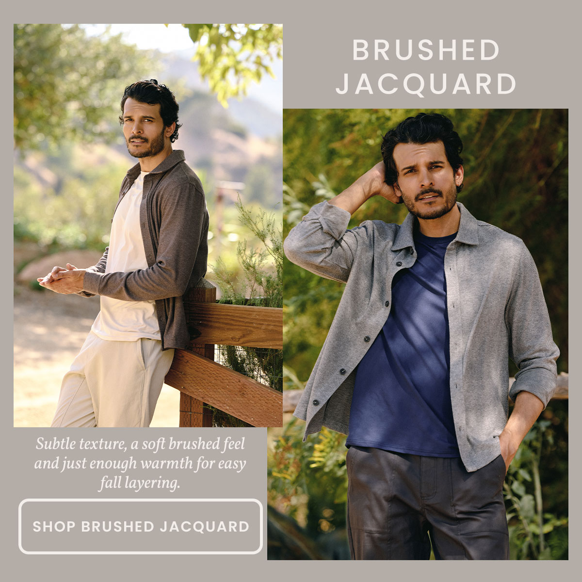 Shop Brushed Jacquard 