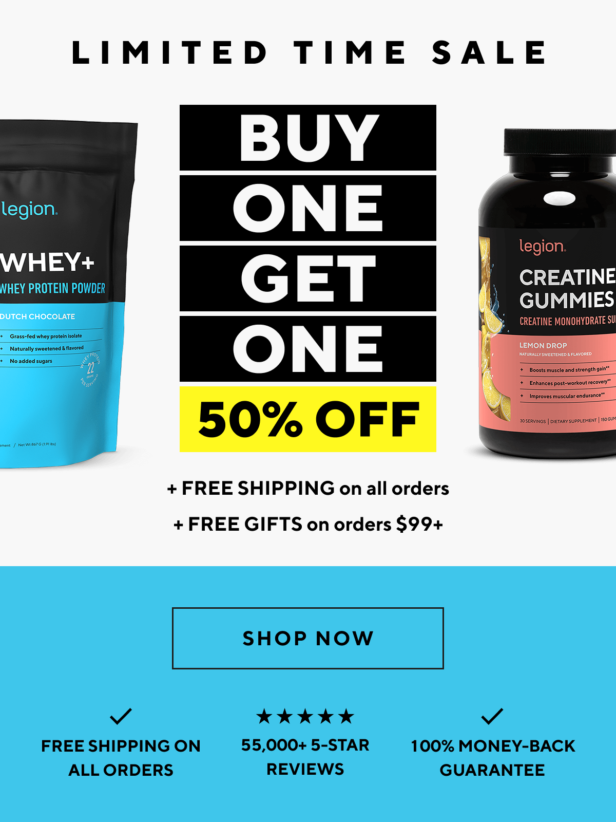 BOGO 50% Off Sale!