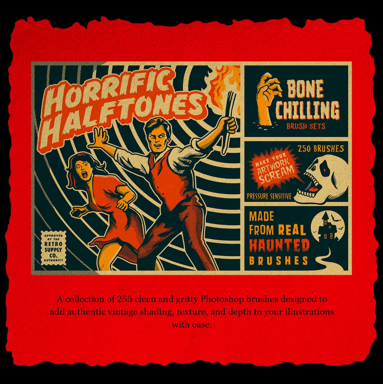 Horrific Halftones for Photoshop