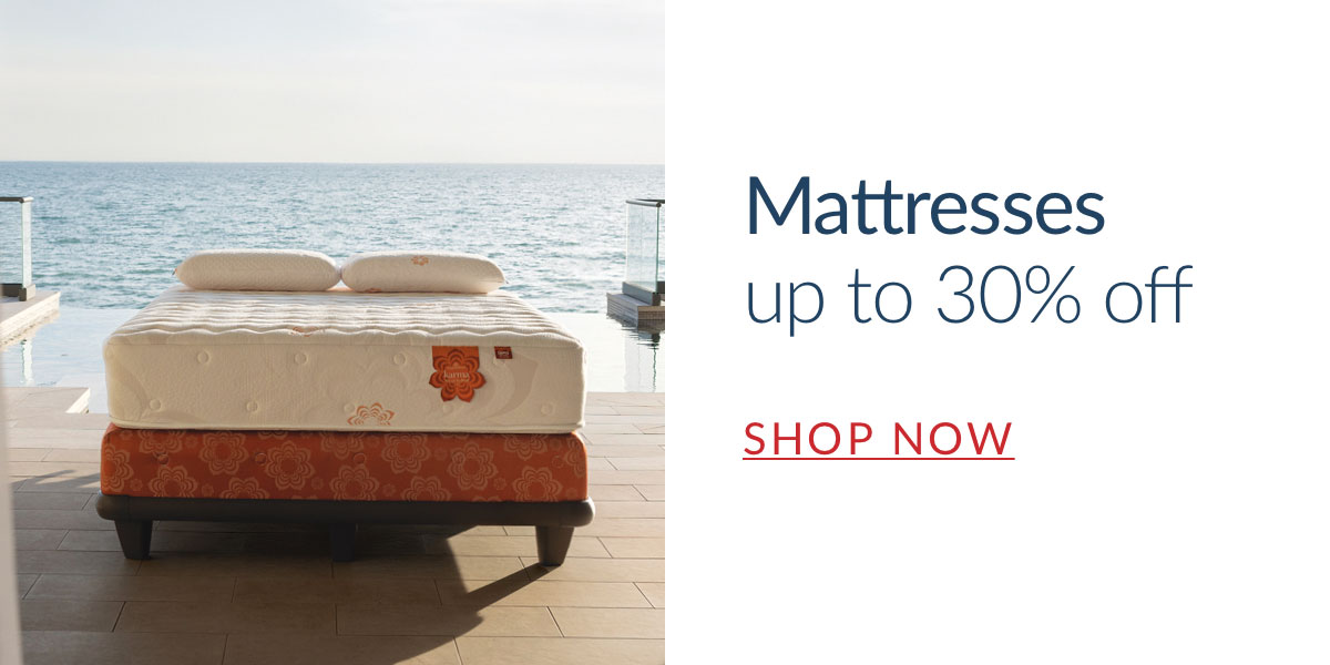 Mattresses up to 30% off