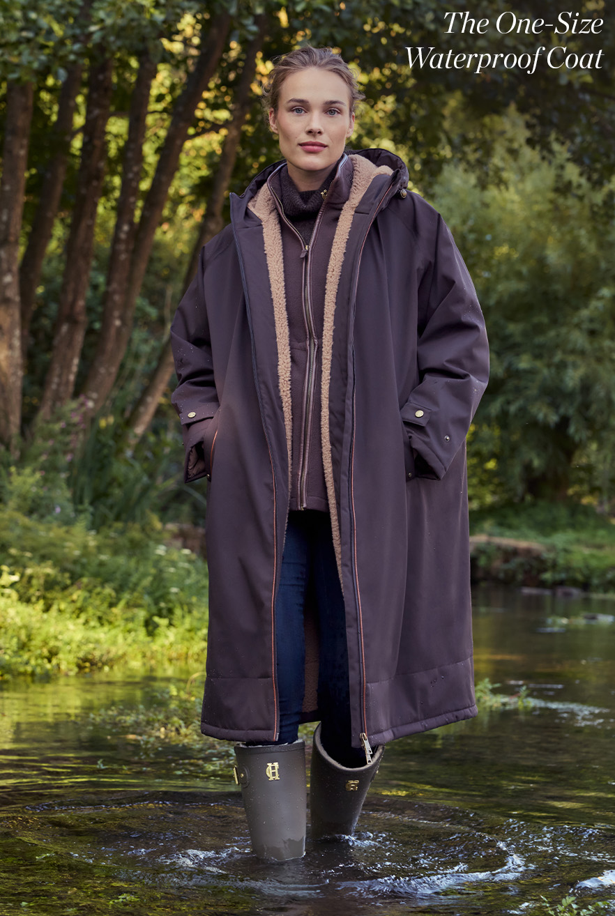 One-Size Waterproof Coat (Chocolate)