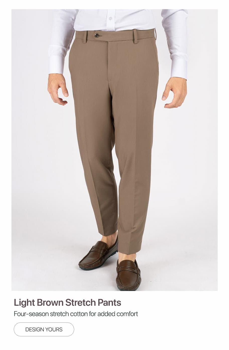 Light Brown Stretch Pants