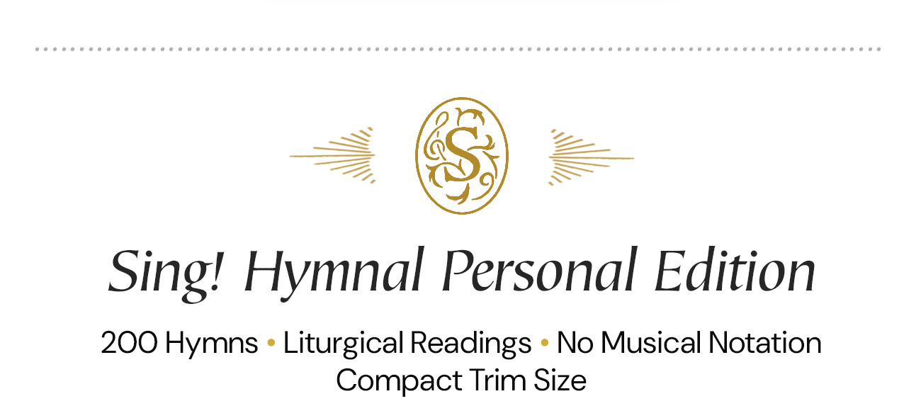 Keith and Kristyn Getty Highlight the Beauty of Christian Hymnody, Lyrics, and Liturgies  Blending music and poetry, hymns beautifully bring Christian theology to life. With each verse, rich lyrics echo the timeless truths of Scripture and proclaim the unchanging message of salvation. Christians have sung hymns in worship for centuries, and now, award-winning hymn writers Keith and Kristyn Getty have curated a collection of classic and contemporary hymns in a volume that focuses on the elegance and enduring truth of their lyrics.  Without musical notation, The Sing! Hymnal, Lyrics & Liturgies helps readers focus on the beauty of the lyrics, making it ideal for congregational worship, daily devotions, meditation, and memorization. This hymnal will serve as a cherished resource for those seeking to integrate the rich heritage of Christian hymnody into their spiritual life.