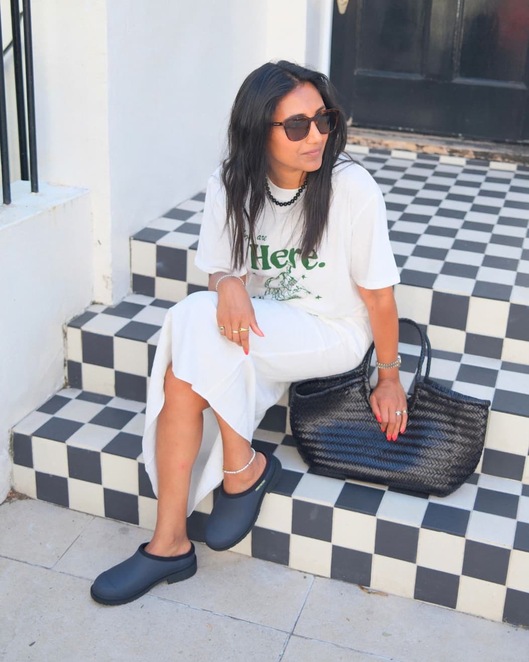 @thaarani002 wears Midnight Billie Clog