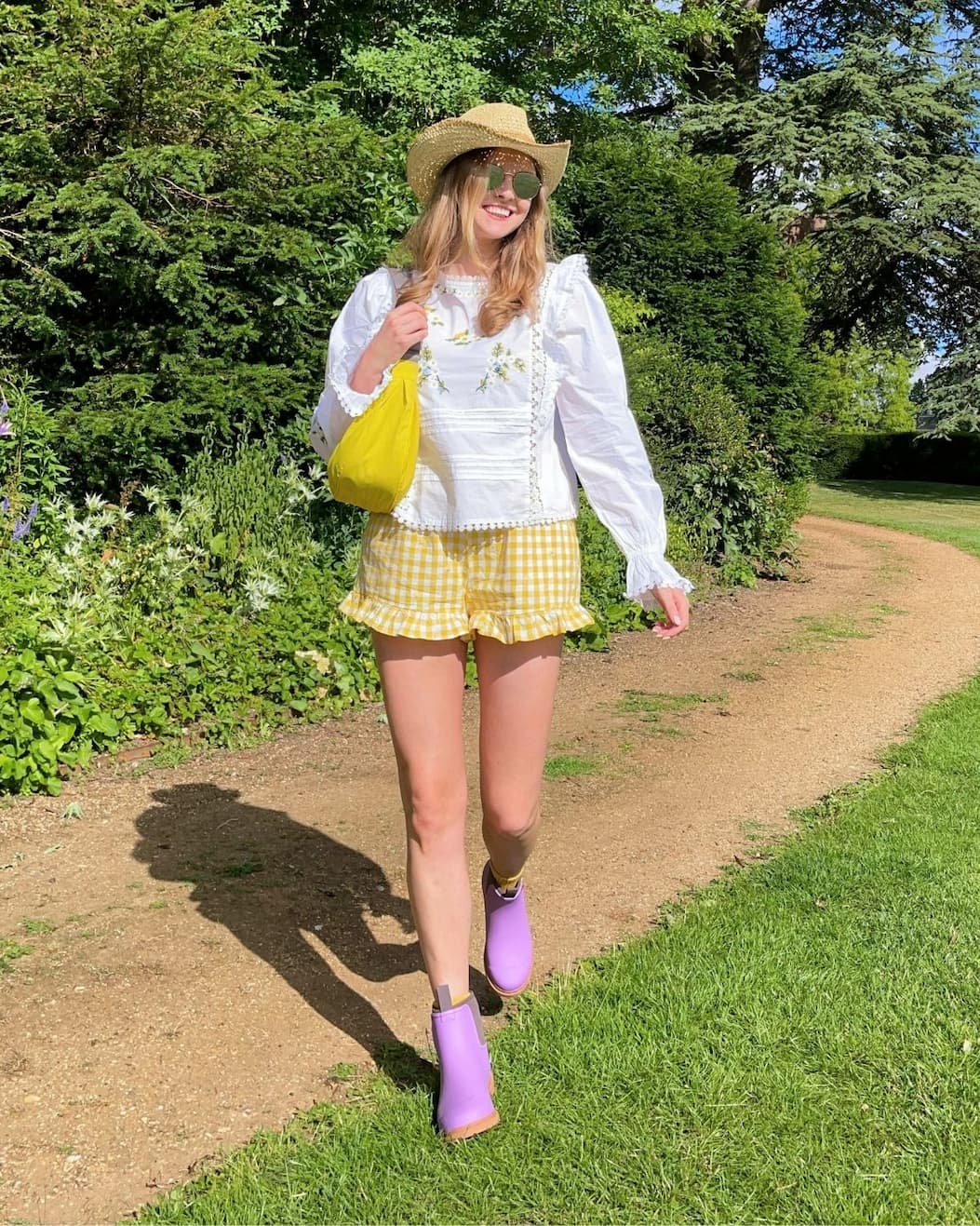 @bethan.ruby wears Dusty Lilac Bobbi Boot