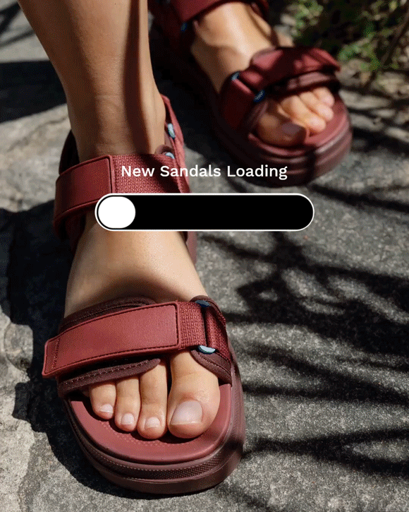 New Sandals Loading - new range dropping next week!