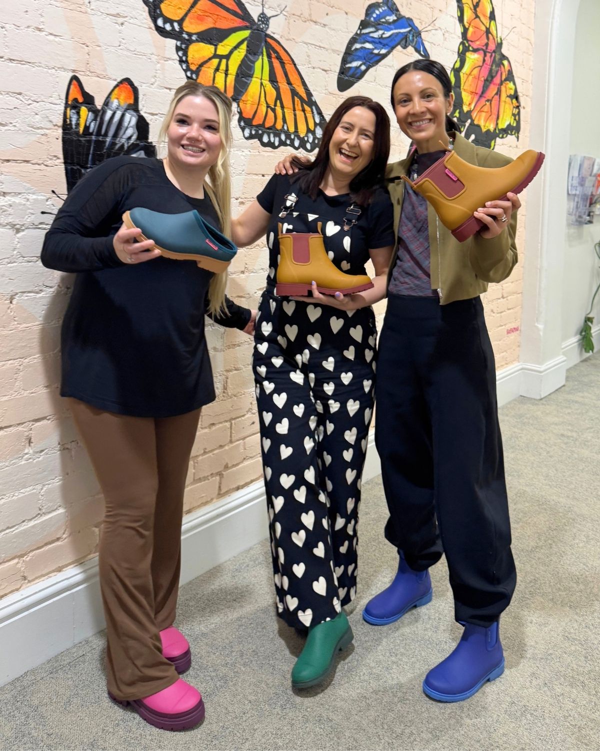 Dan with Carla and Brea of Bridge It