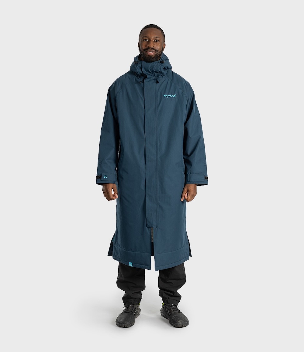 Dryrobe® Waterproof Parka in Deep Sea Blue