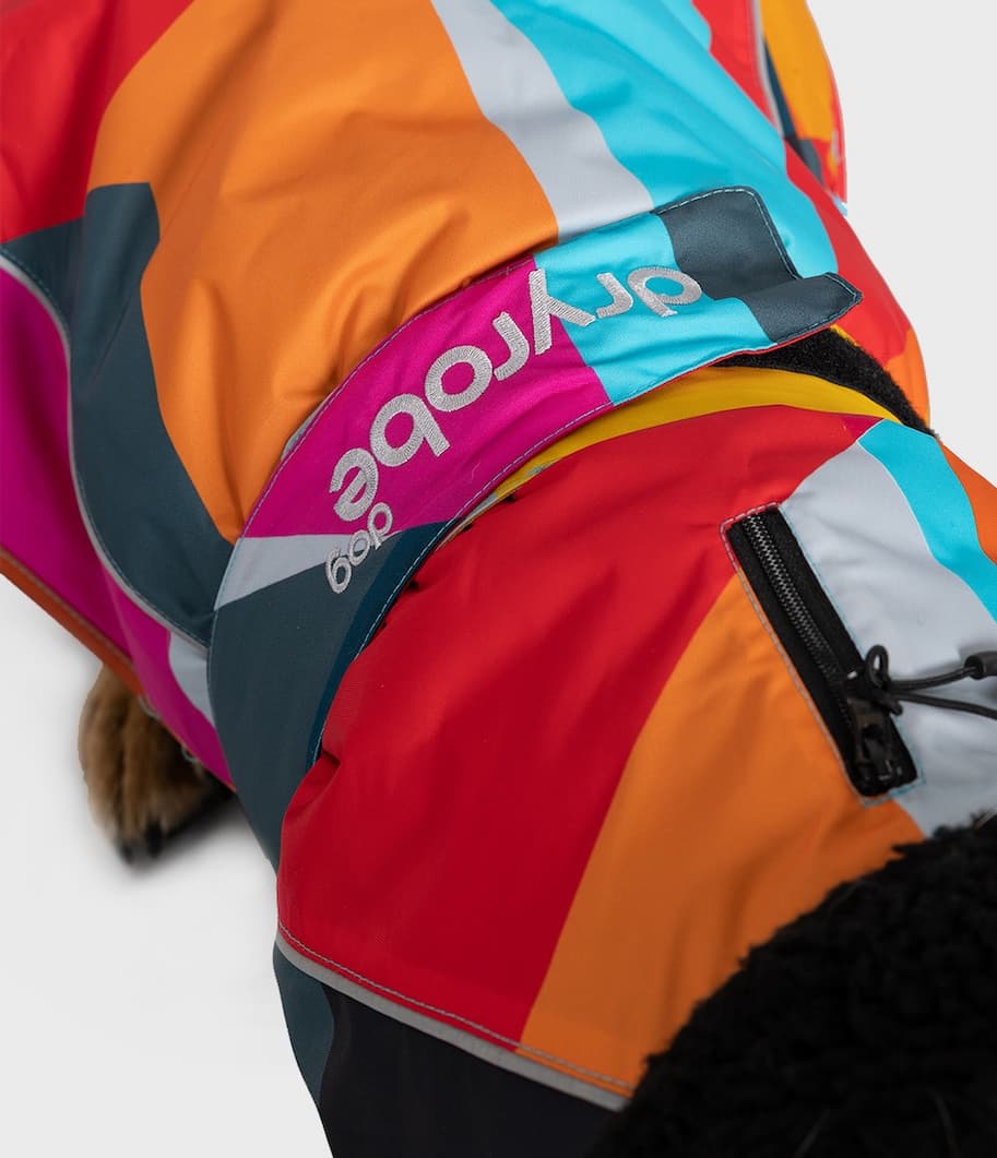 Dryrobe® Dog Coat Abstract close up