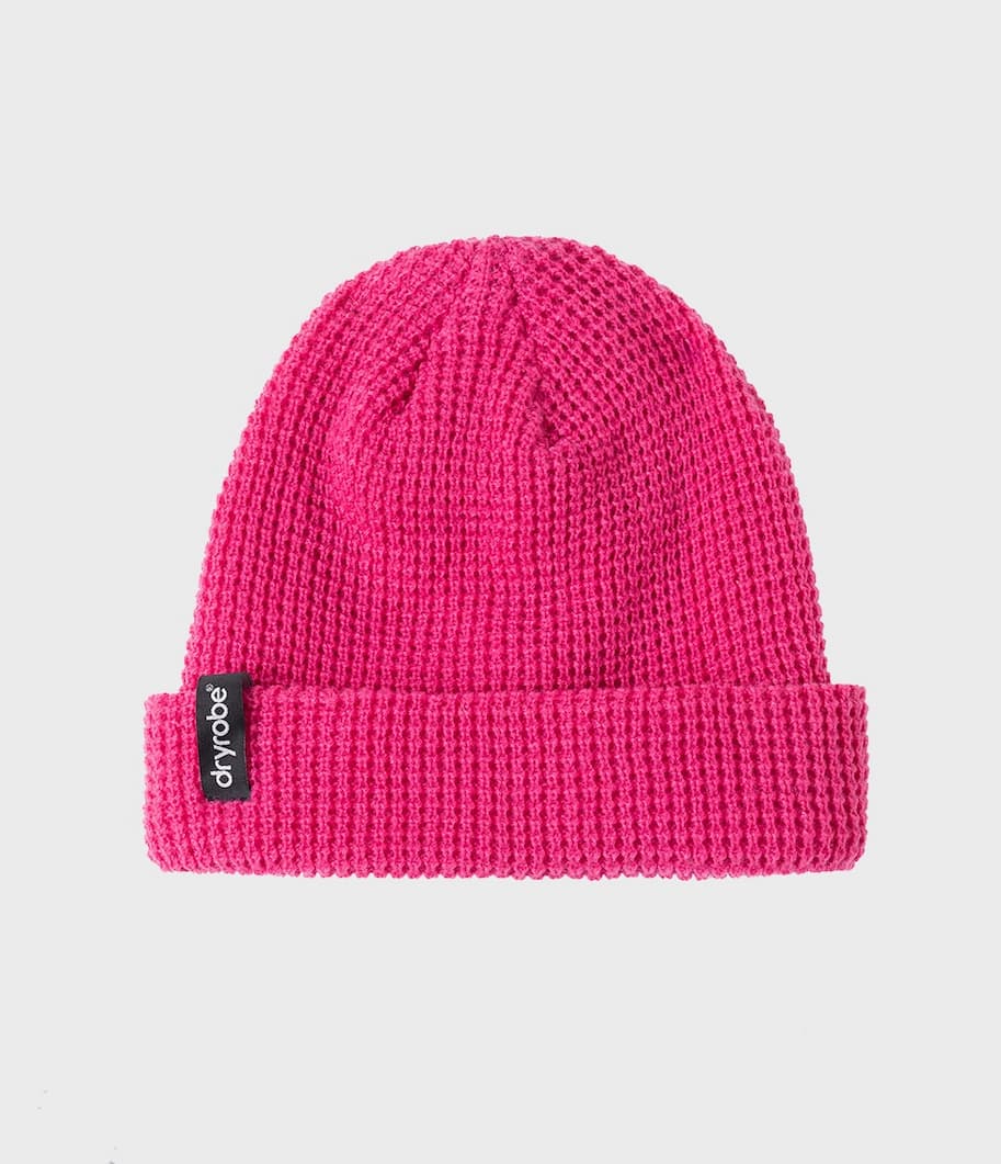 Waffle Beanie Pink