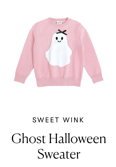 Sweet Wink: Sweet Ghost Halloween Sweater