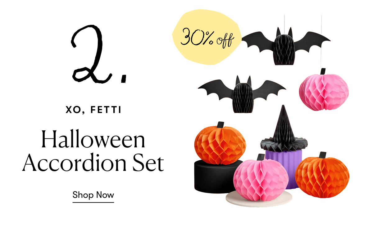 XO, Fetti: Halloween Accordion Set  | 30% Off