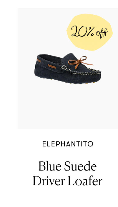 Elephantito Blue Loafer 20% Off