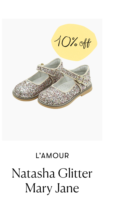 L'Amour Glitter Mary Jane 10% Off