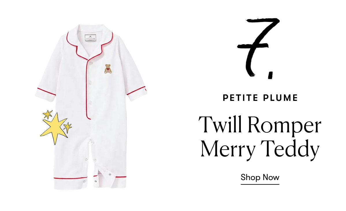 Petite Plume Twill Romper