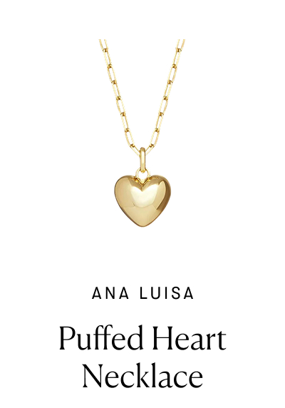 Puffed Heart Necklace - Lev