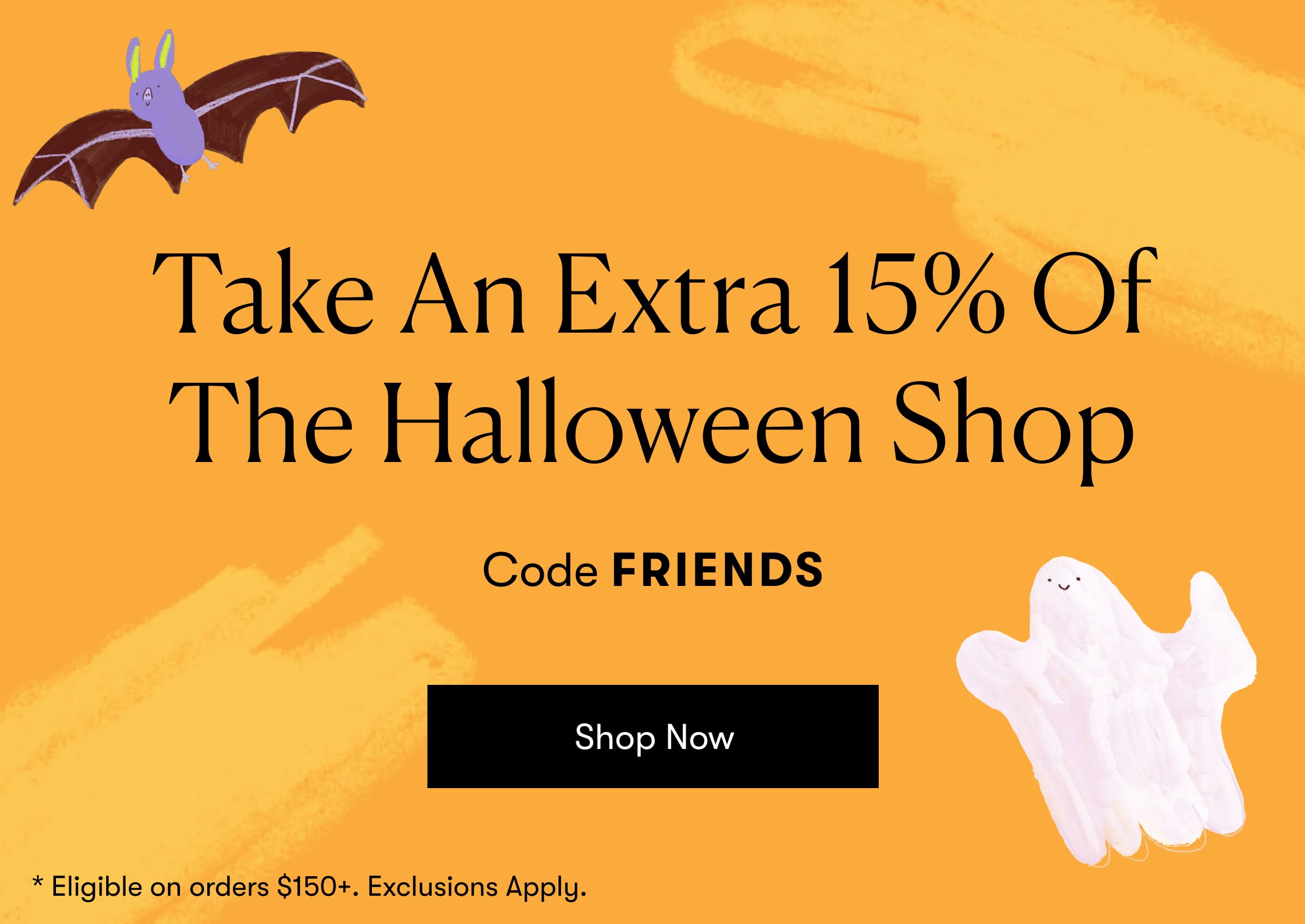 Take An Extra 15% Of The Halloween Shop | Code FRIENDS