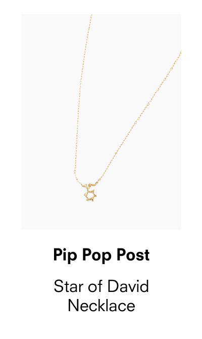 Pip Pop Post: Star of David Necklace 