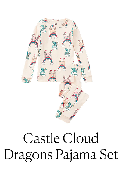 Castle Cloud Dragons Pajama Set