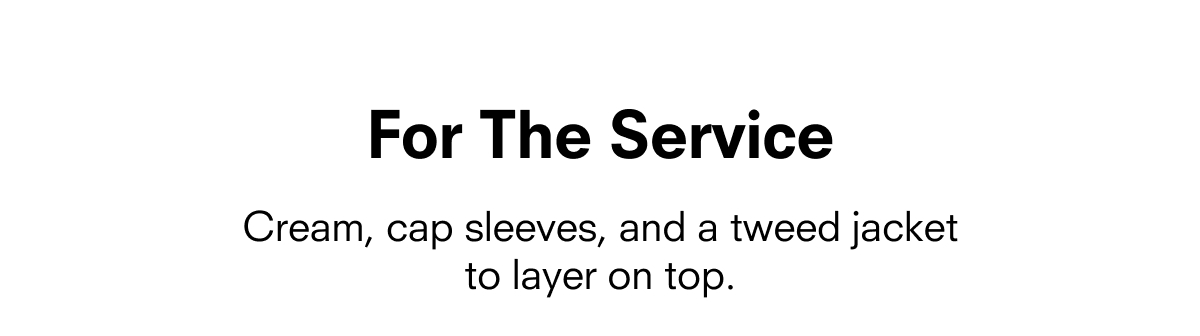 For The Service