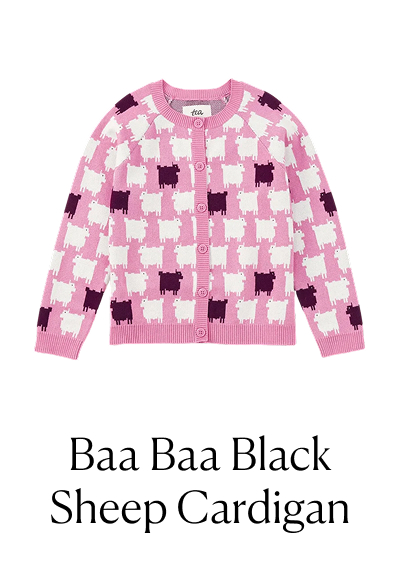 Baa Baa Black Sheep Cardigan