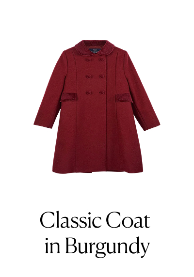 Classic Coat in Burgundy 
