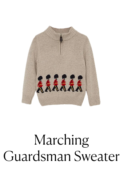 Marching Guardsman Half-Zip Sweater 