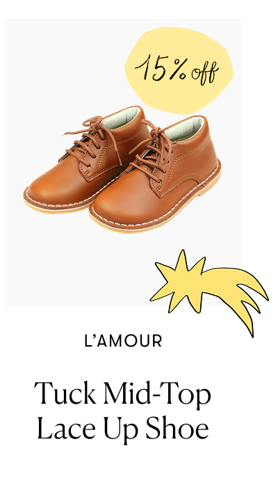 L'Amour Lace Up Shoe 15% Off