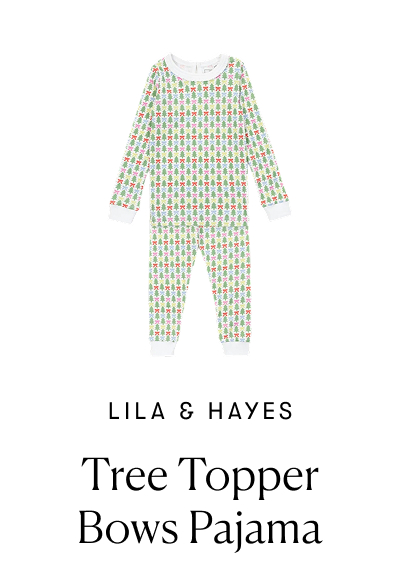 Lila & Hayes Tree Topper Bows Pajama