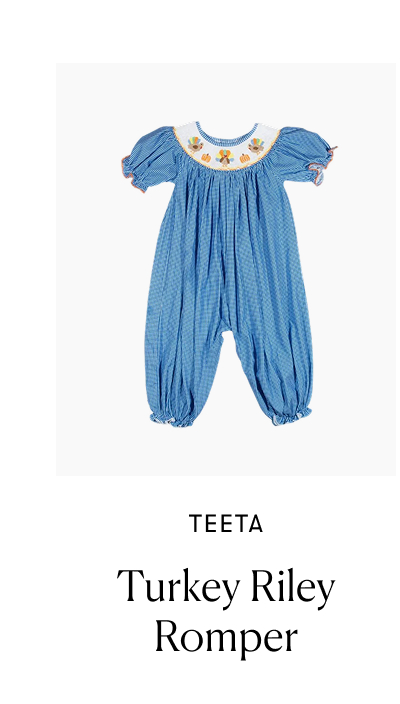 Turkey Riley Romper