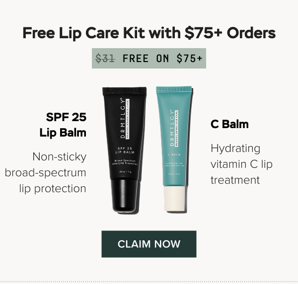 Get a Free Lip Care Kit with $75+ Orders.