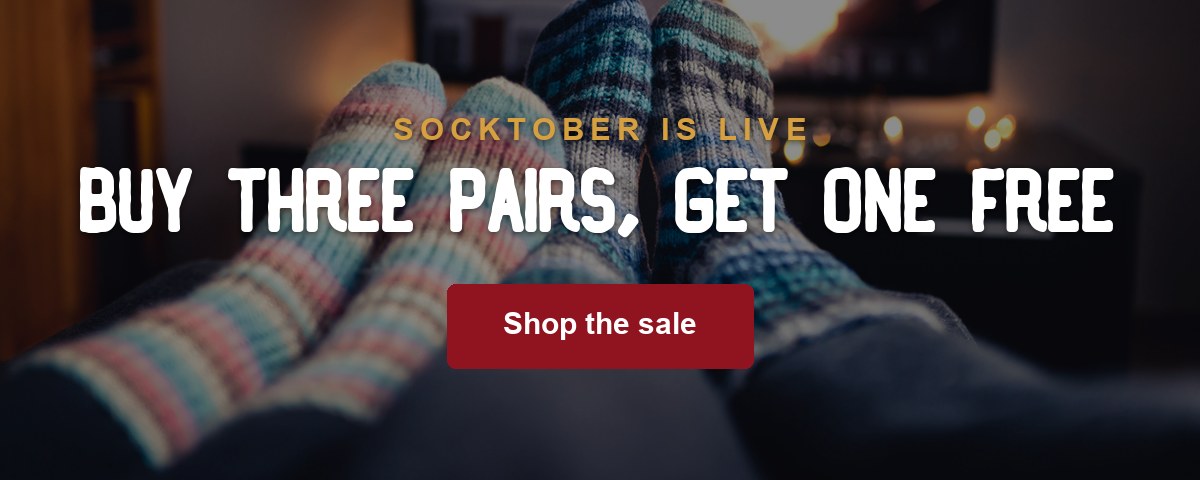 SOCKTOBER IS LIVE - Buy Three Pairs, Get One Free