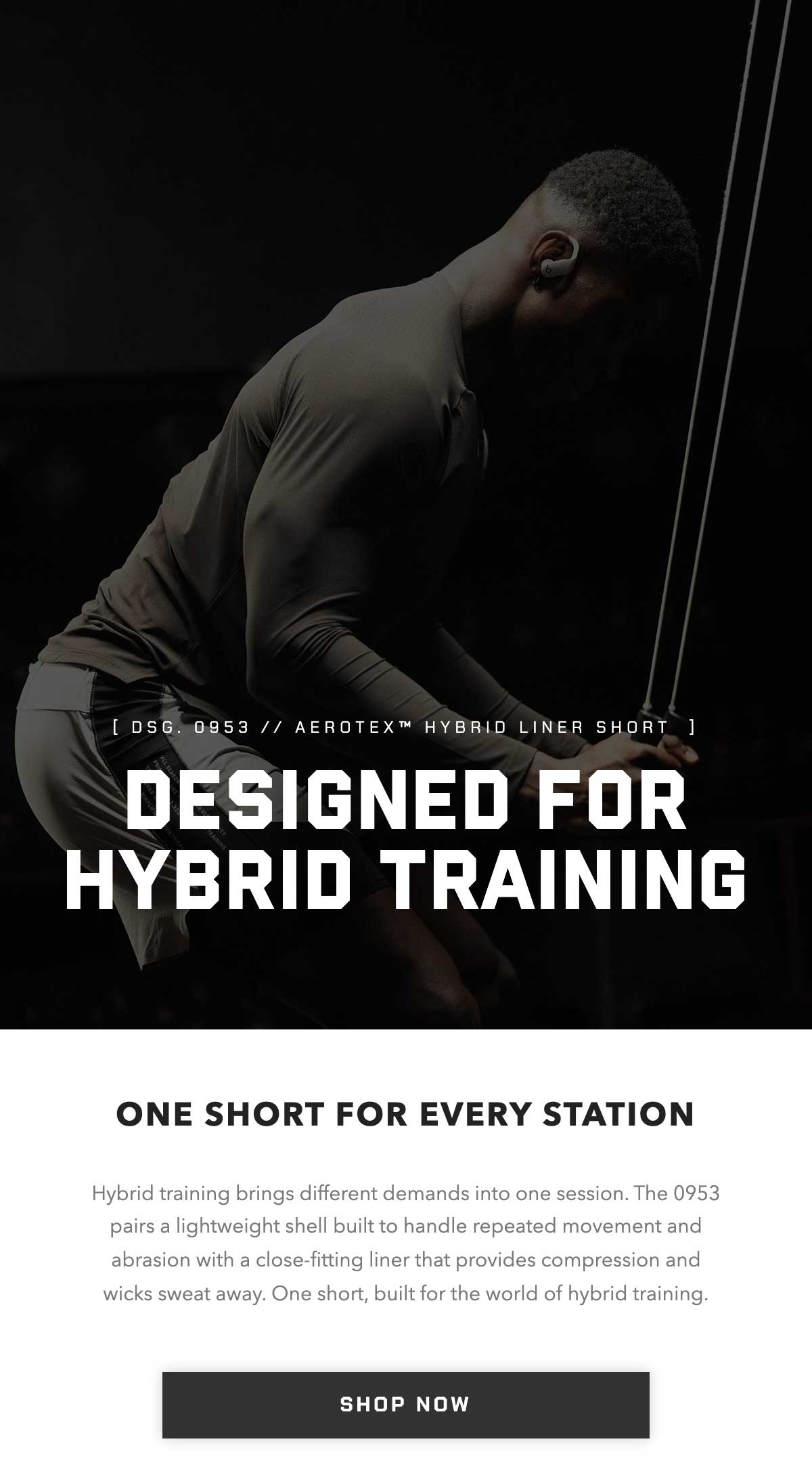 DESIGNED FOR HYBRID TRAINING
