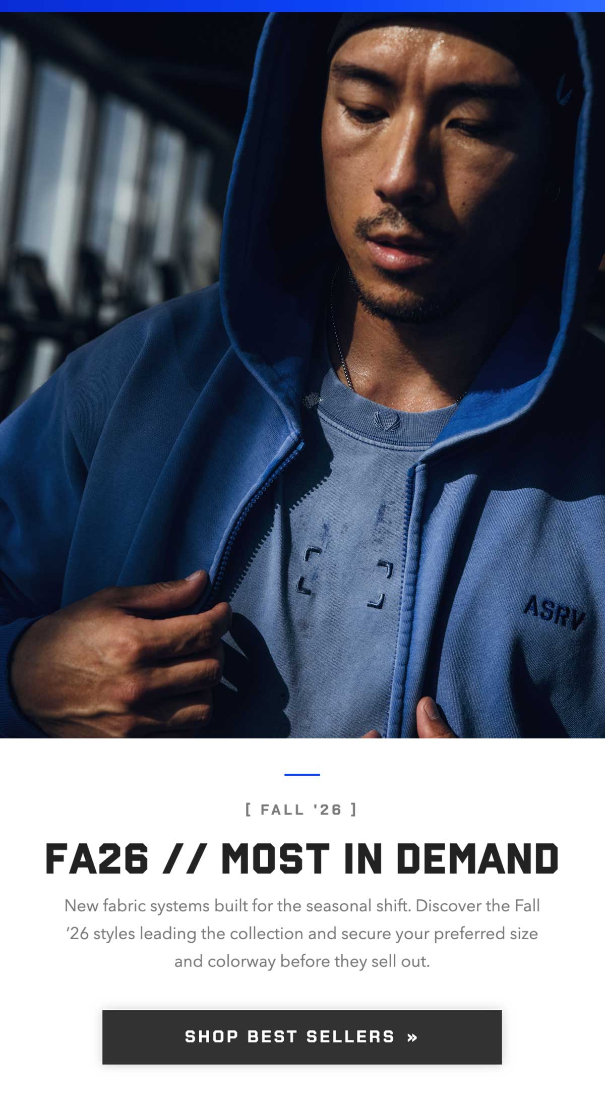 New fabric systems built for the seasonal shift. Discover the men’s Fall ’26 styles leading the collection and secure your preferred size and colorway before they sell out.
