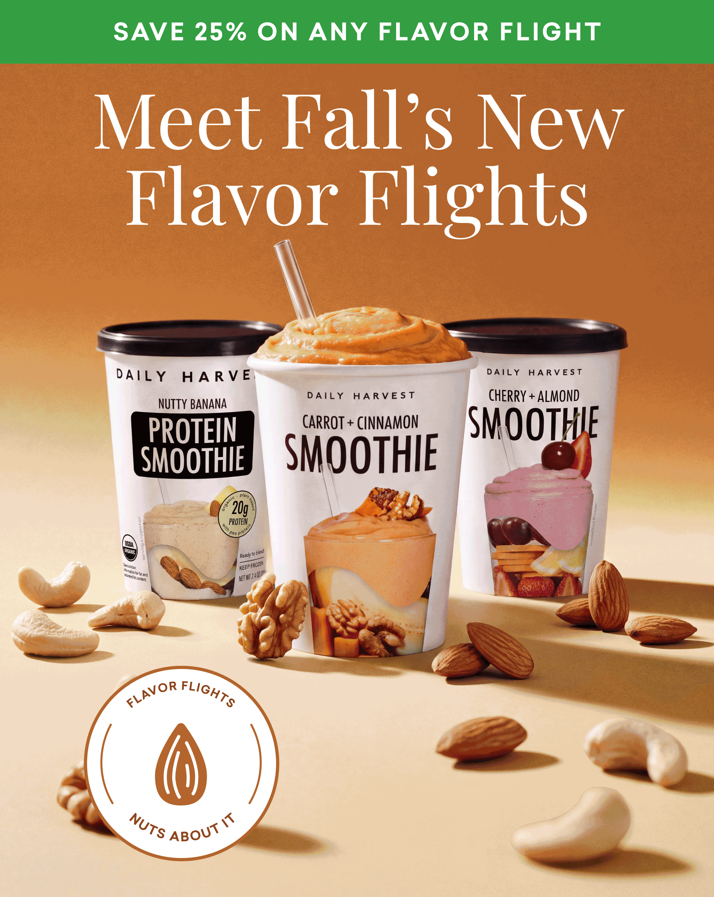 SAVE 25% OF ANY FLAVOR FLIGHT | Meet Fall's New Flavor Flights
