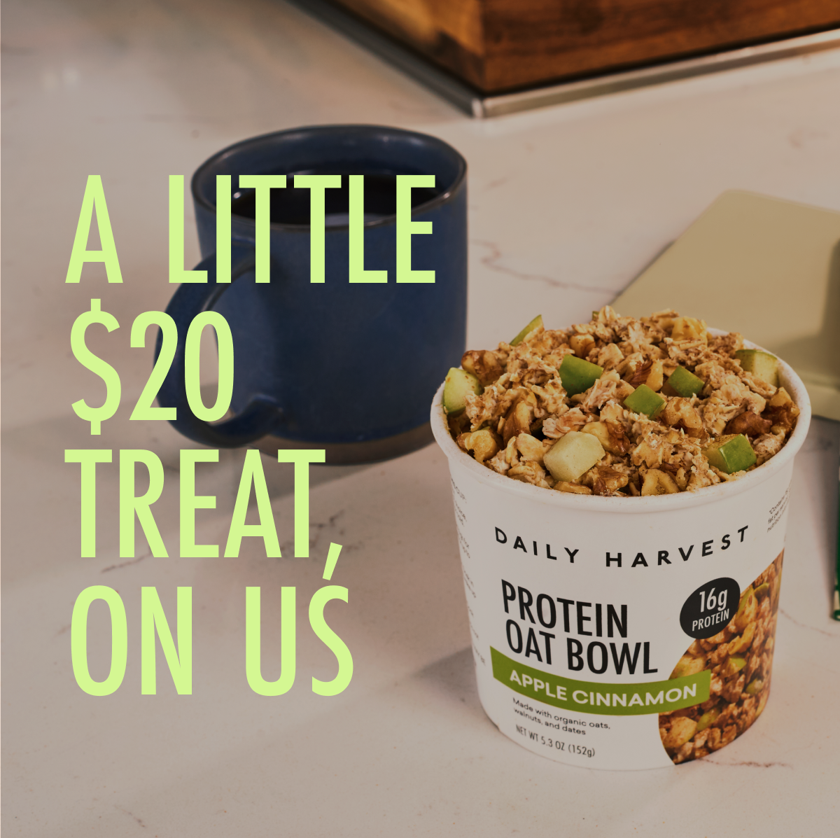 A little $20 treat, on us