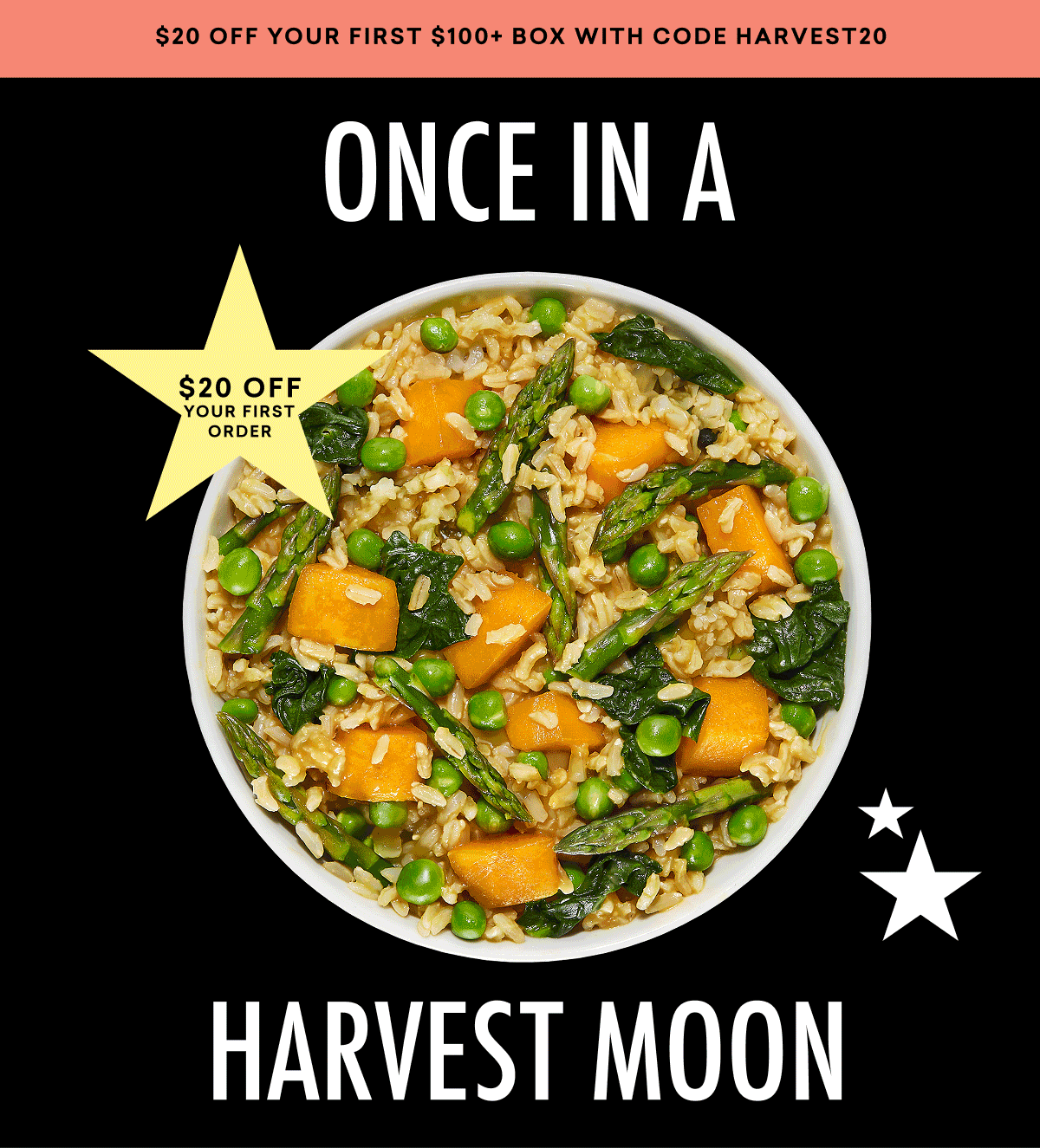 ONCE IN A HARVEST MOON | $20 OFF YOUR FIRST ORDER