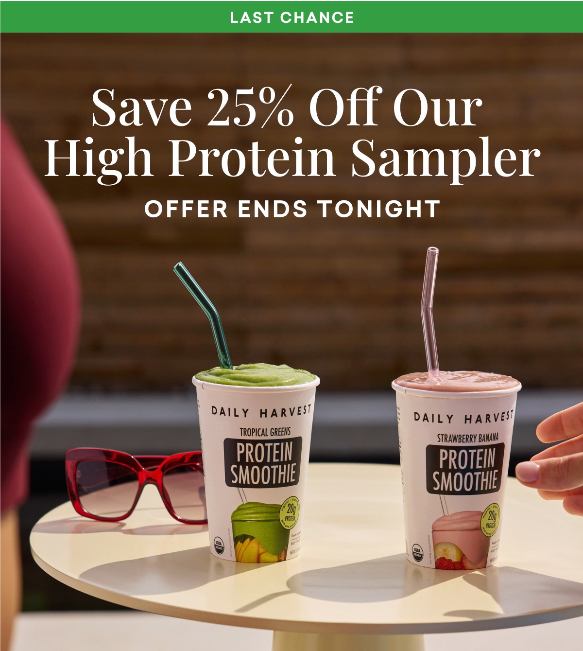 Save 25% off our high protein sampler