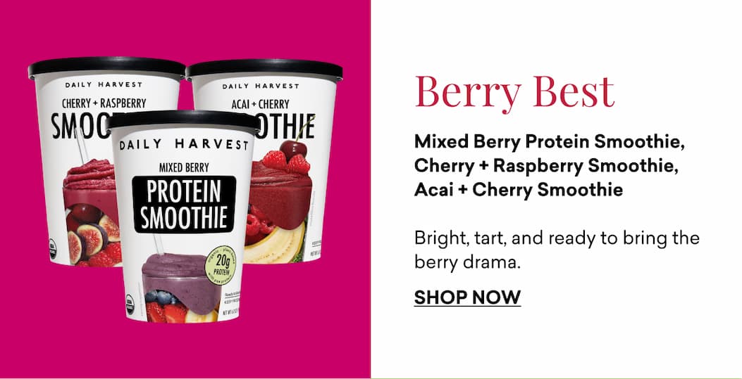 Berry Best: Mixed Berry Protein Smoothie, Cherry + Raspberry Smoothie, Acai + Cherry Smoothie  Bright, tart, and ready to bring the berry drama.