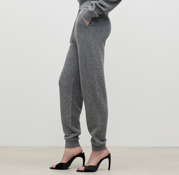 Klara Jogger In Mid Grey